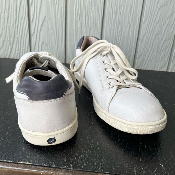 Born White Leather Lace Up Sneakers Size 9.5M Casual Comfort Shoes - Picture 5 of 10